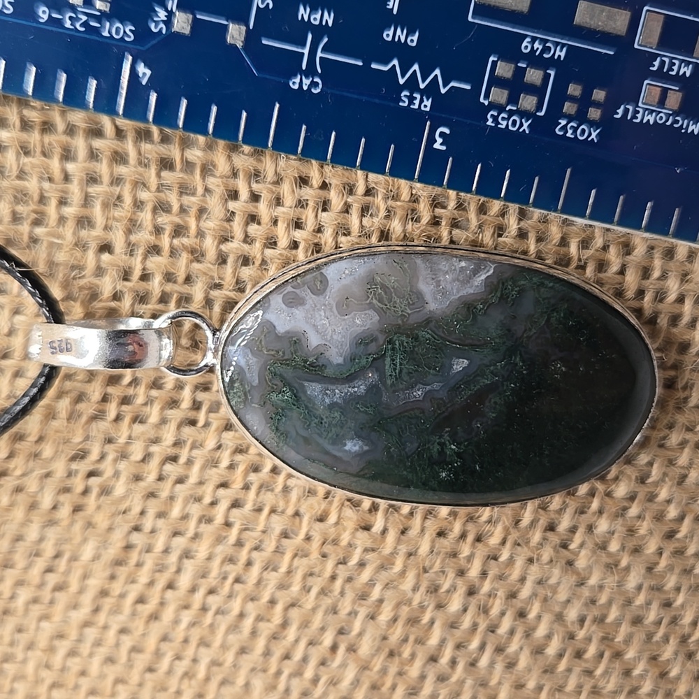 Moss Agate pendant #312
